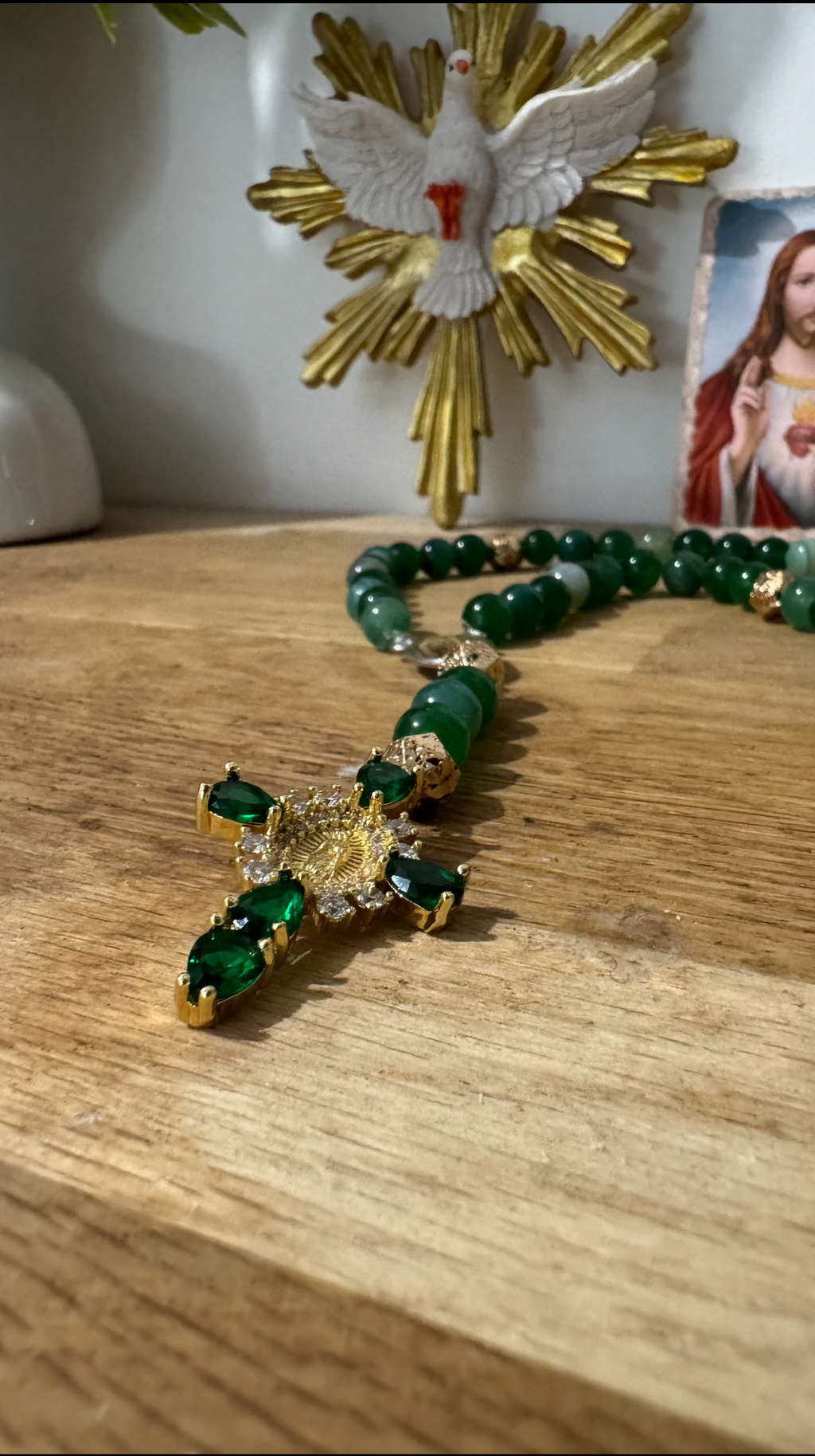 CHAPELET VERT ÉMERAUDE 💚