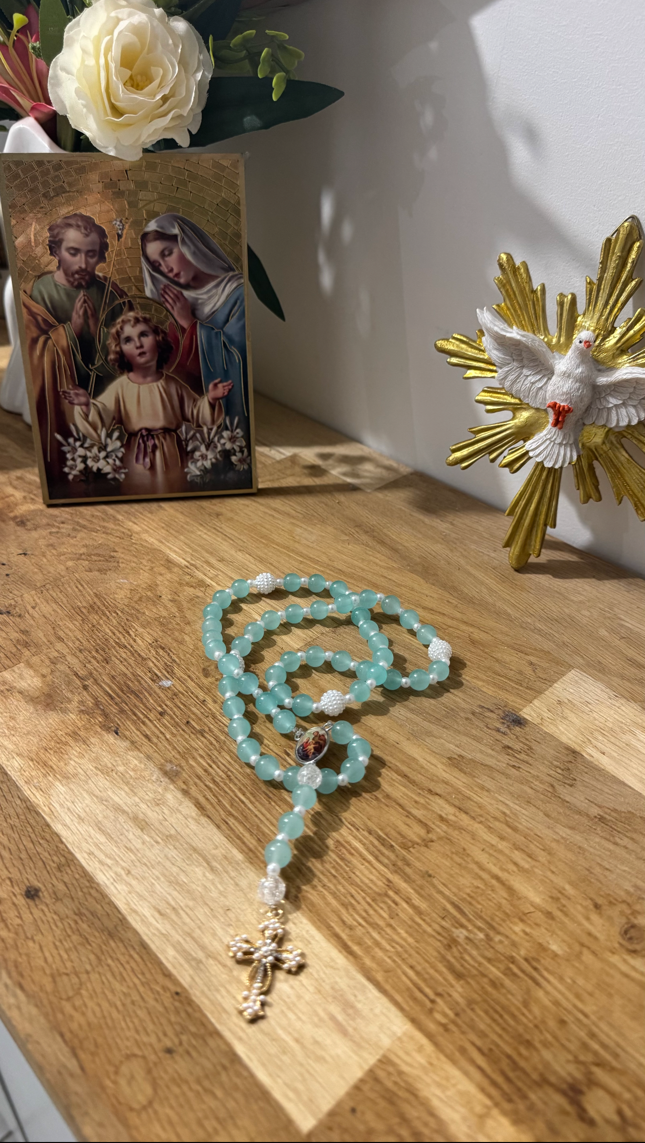 CHAPELET TURQUOISE BLEU 💙