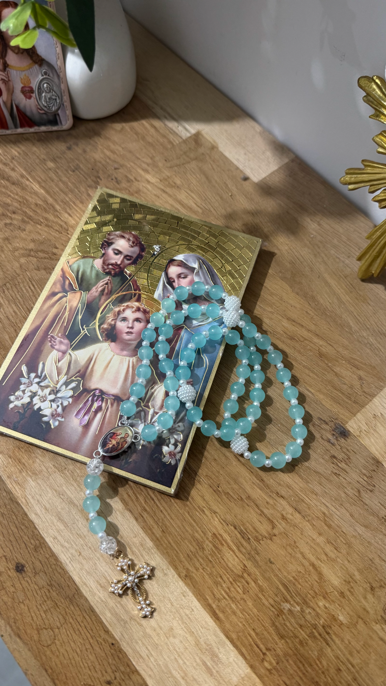 CHAPELET TURQUOISE BLEU 💙